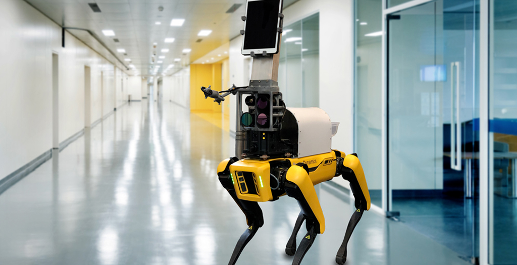 Robot takes Contact-free Measurements of Patients’ Vital Signs