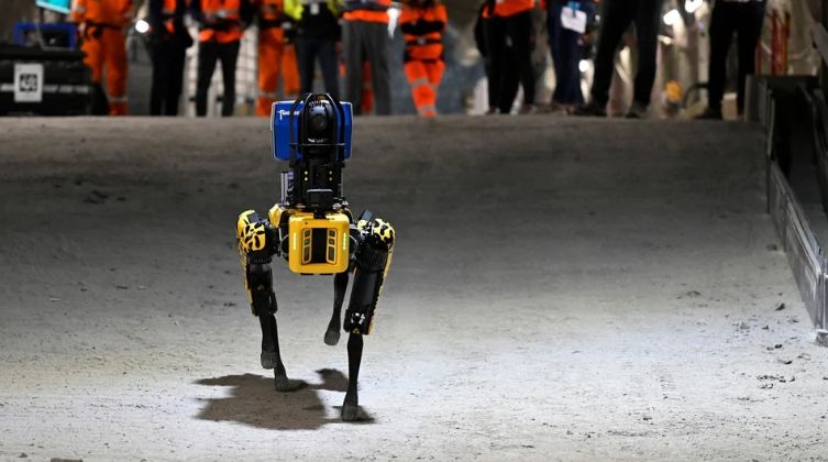 Researchers have a new best friend Robot dog gets to work