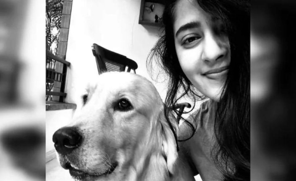 Anushka Shetty is following her pet dog's footsteps to find zen in life. See pic