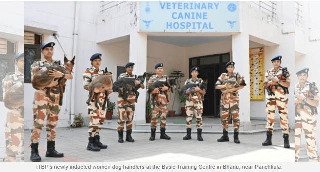 ITBP First To Induct Batch Of Women Canine Squad Handlers