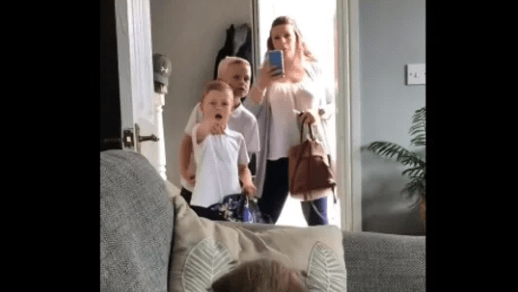 The Joy of Getting a Dog Turns Kids' Surprise into Pure Happiness