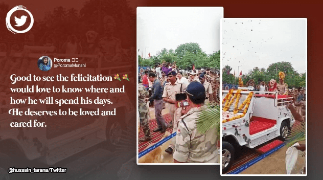 Dog Gets A Grand Farewell On Its Superannuation At Chennai Airport; Video Melts Hearts Of Netizens