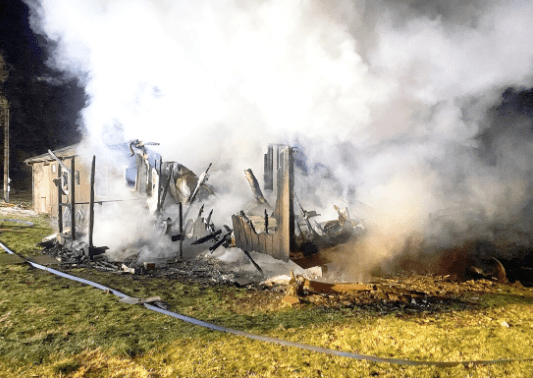 Dog Alerts Owner About Fire in Neighboring House